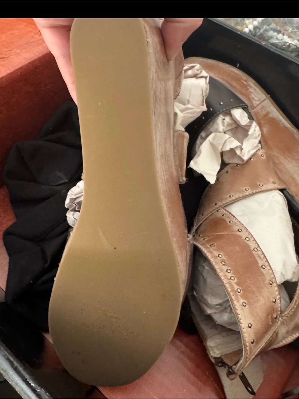 Freebird Terra Taupe Multi Wedges New with box. - Picture 4 of 6